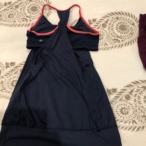 3 Lululemon tanks with built in bra